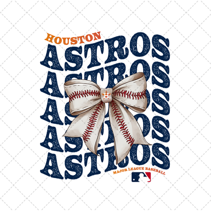 Astros Coquette Transfer ** TWO PART* SOLD SEPARATELY**