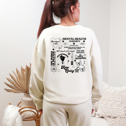 Mental Health Reminders Transfer ** TWO PART* SOLD SEPARATELY**