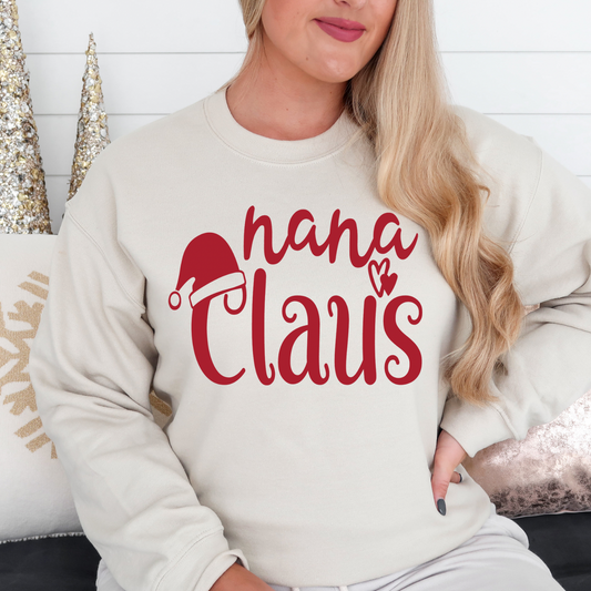 Nana Claus Red Transfer