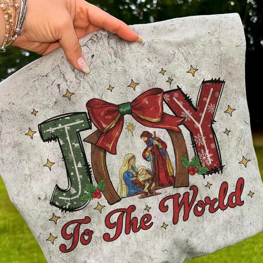 Joy To The World Nativity Transfer