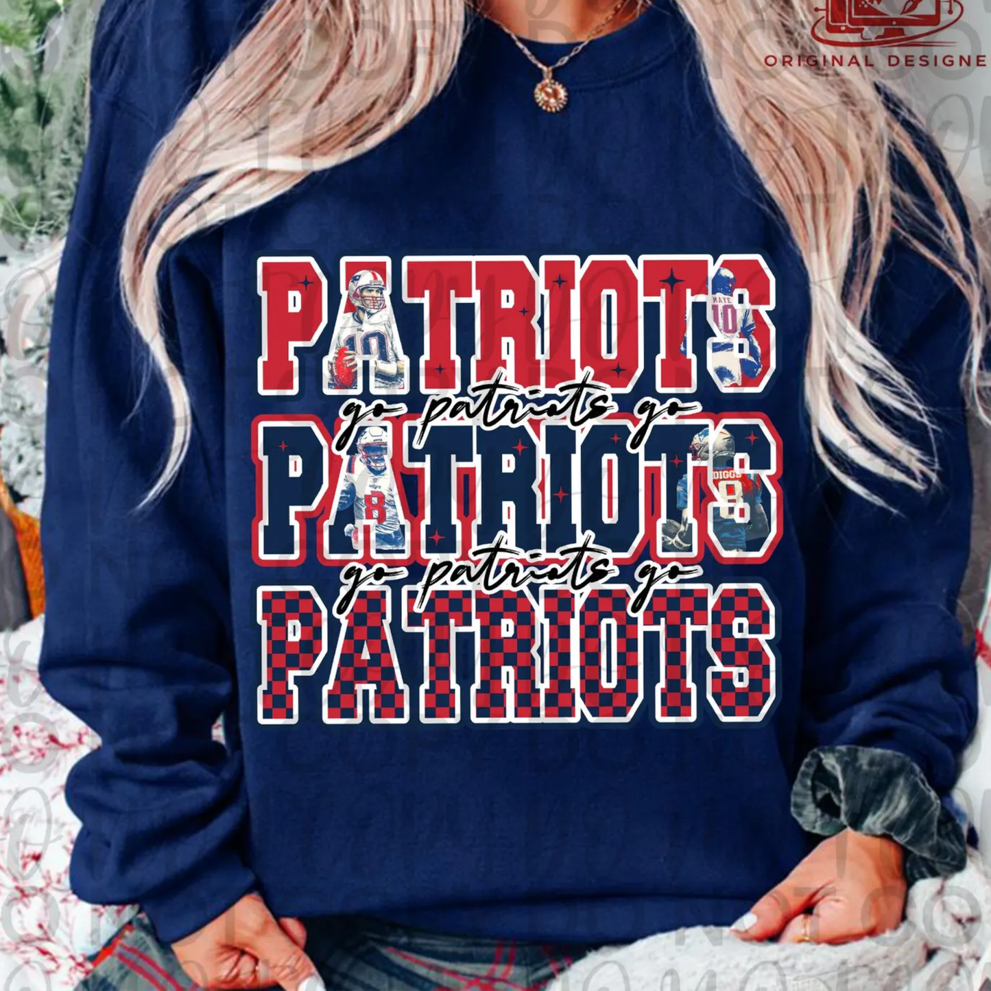 PATS AFC CHAMPS - 30x48 - PREMADE GANG SHEET