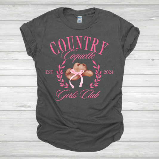 Country Coquette Girls Club Transfer