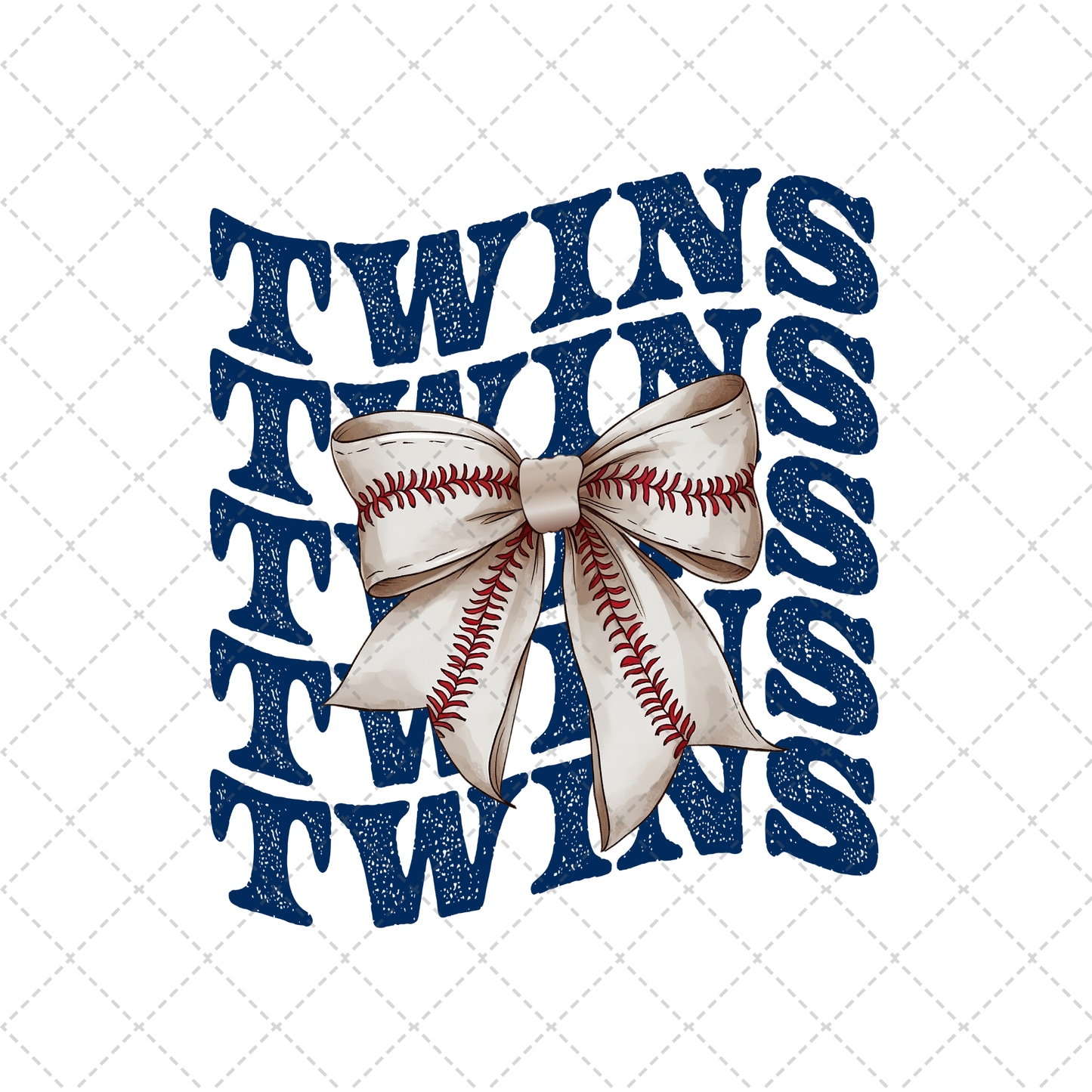 Twins Coquette Transfer ** TWO PART* SOLD SEPARATELY**