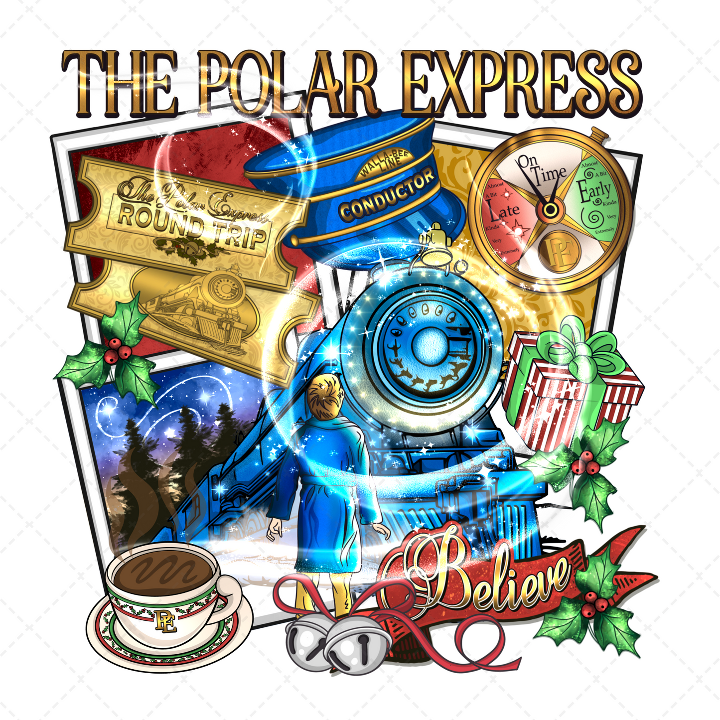 Polar Express Transfer ** TWO PART* SOLD SEPARATELY**