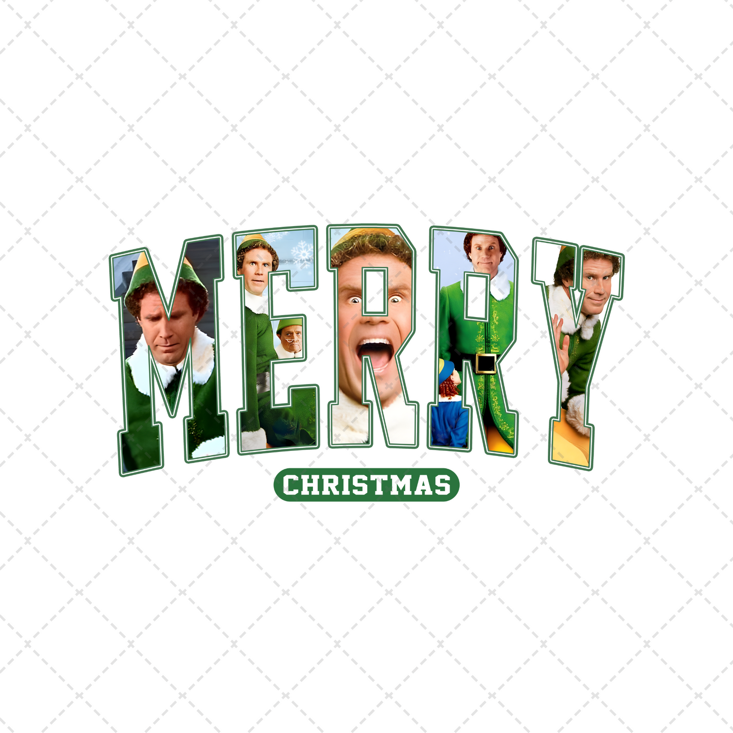 Merry Christmas Elf Transfer