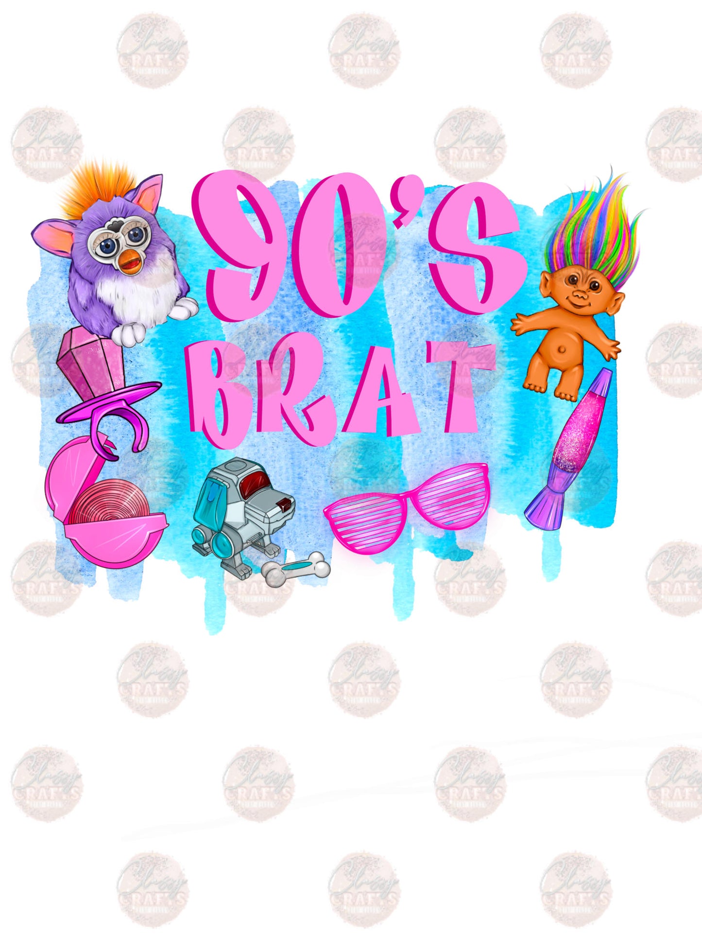 90S Brat Transfer