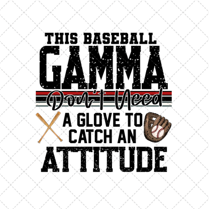 This Baseball Gamma Transfer ** TWO PART* SOLD SEPARATELY**
