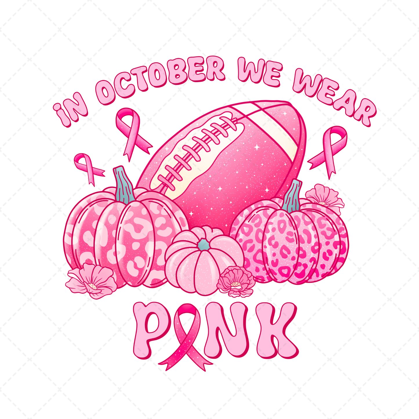 In October We Wear Pink Transfer