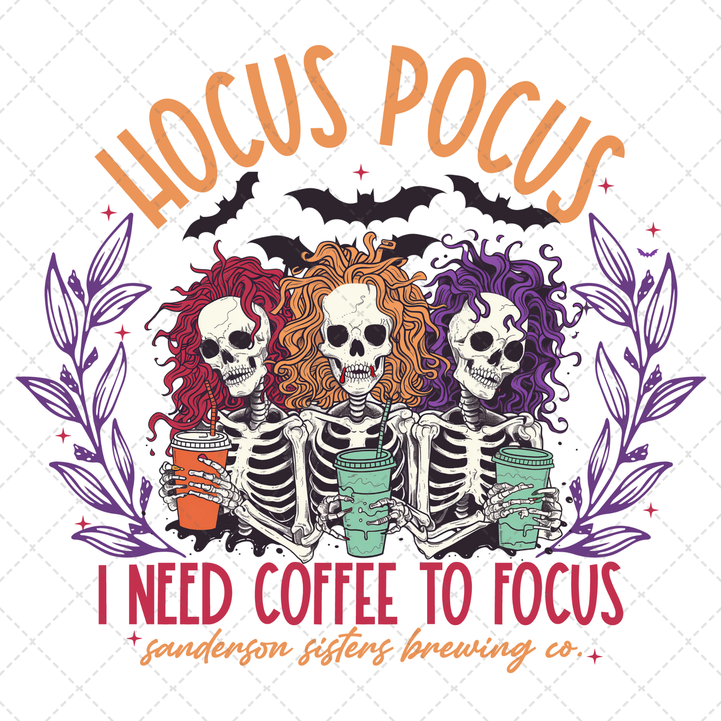I Need Coffee To Focus Transfer