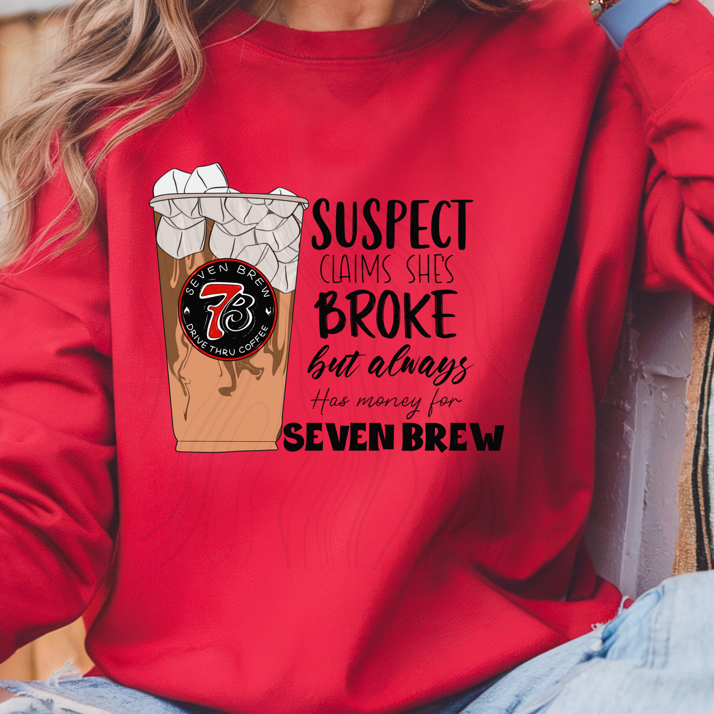 Suspect Claims Broke Has Money Coffee Transfer**SOLD SEPARATLEY**