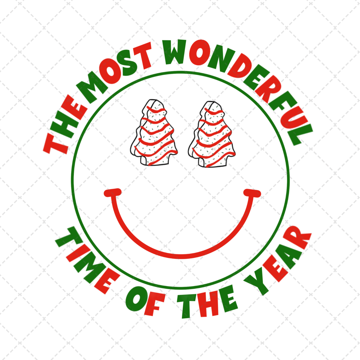 Most Wonderful Time Smiley Transfer