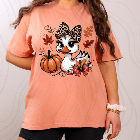 Girly Fall Goose Transfer