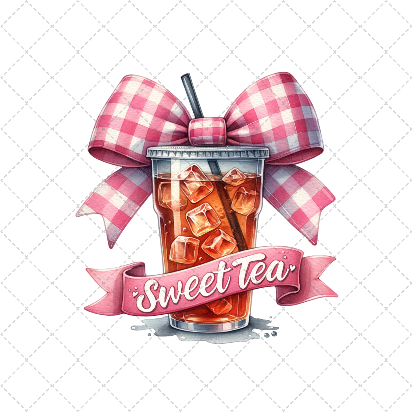 Sweet Tea Coquette Transfer