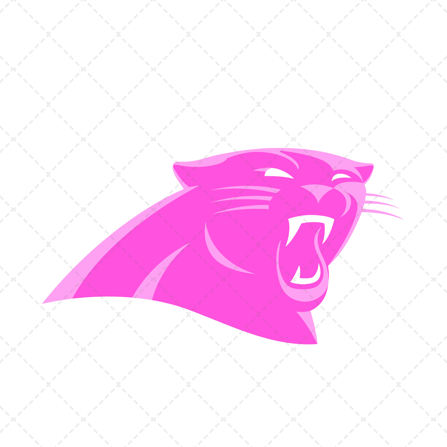 Panthers Pink Transfer