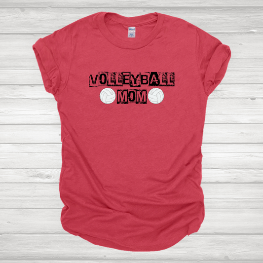 Volleyball Mom Distressed Transfer