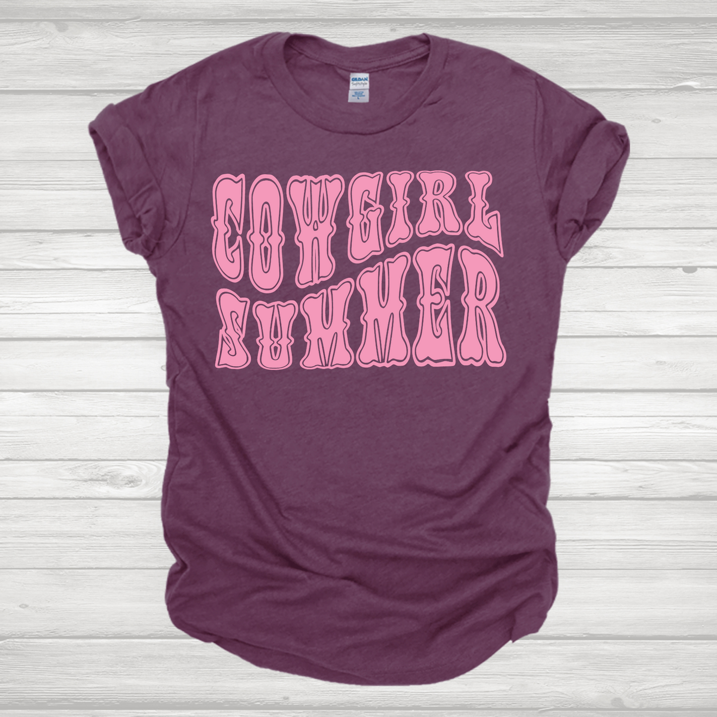 Cowgirl Summer Retro Transfer