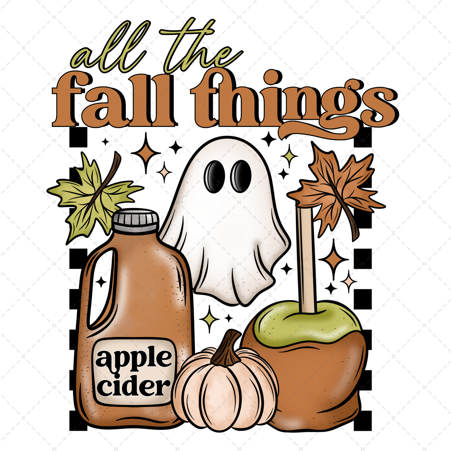 Fall Things Transfer **TWO PART* SOLD SEPARATELY**