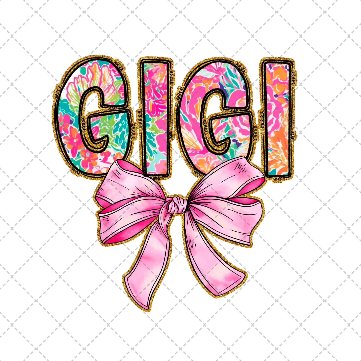 Gigi Tropical Coquette Transfer