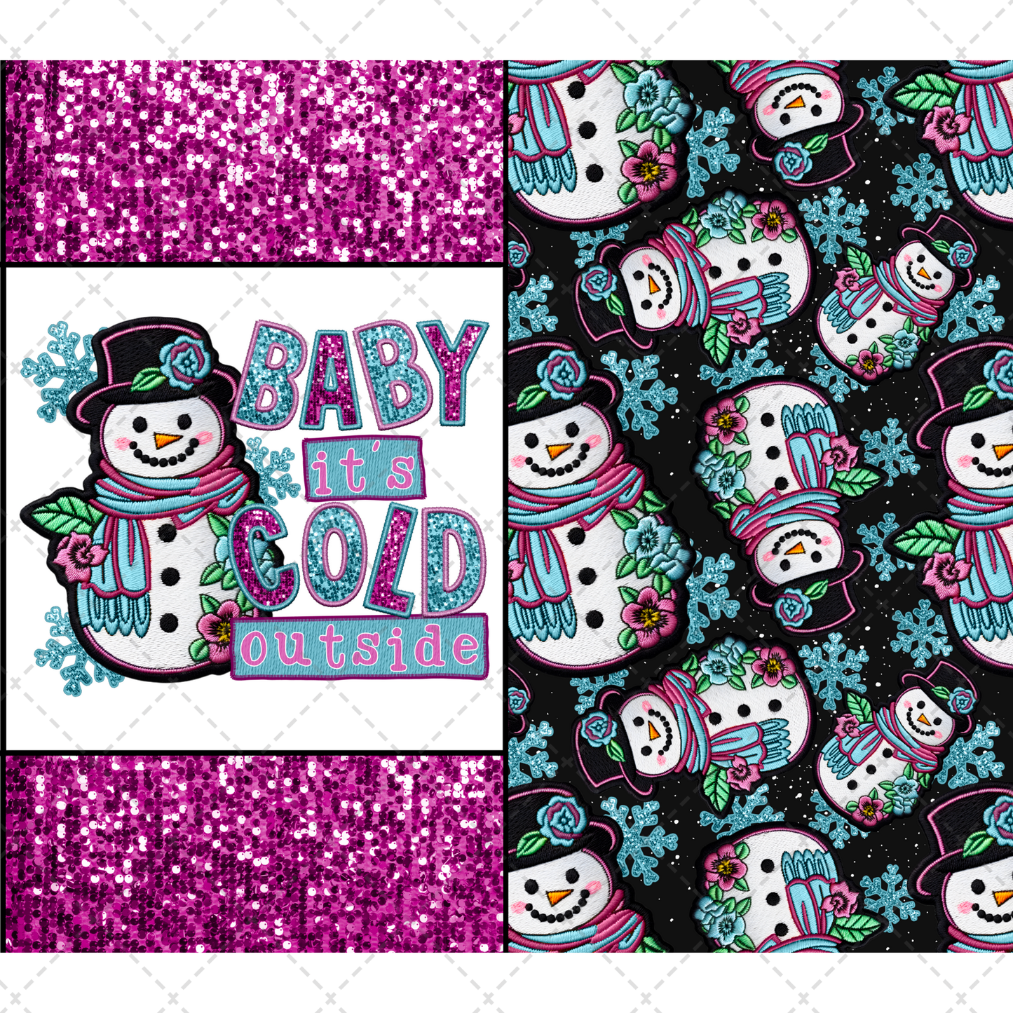 Baby It's Cold - Sublimation Transfer