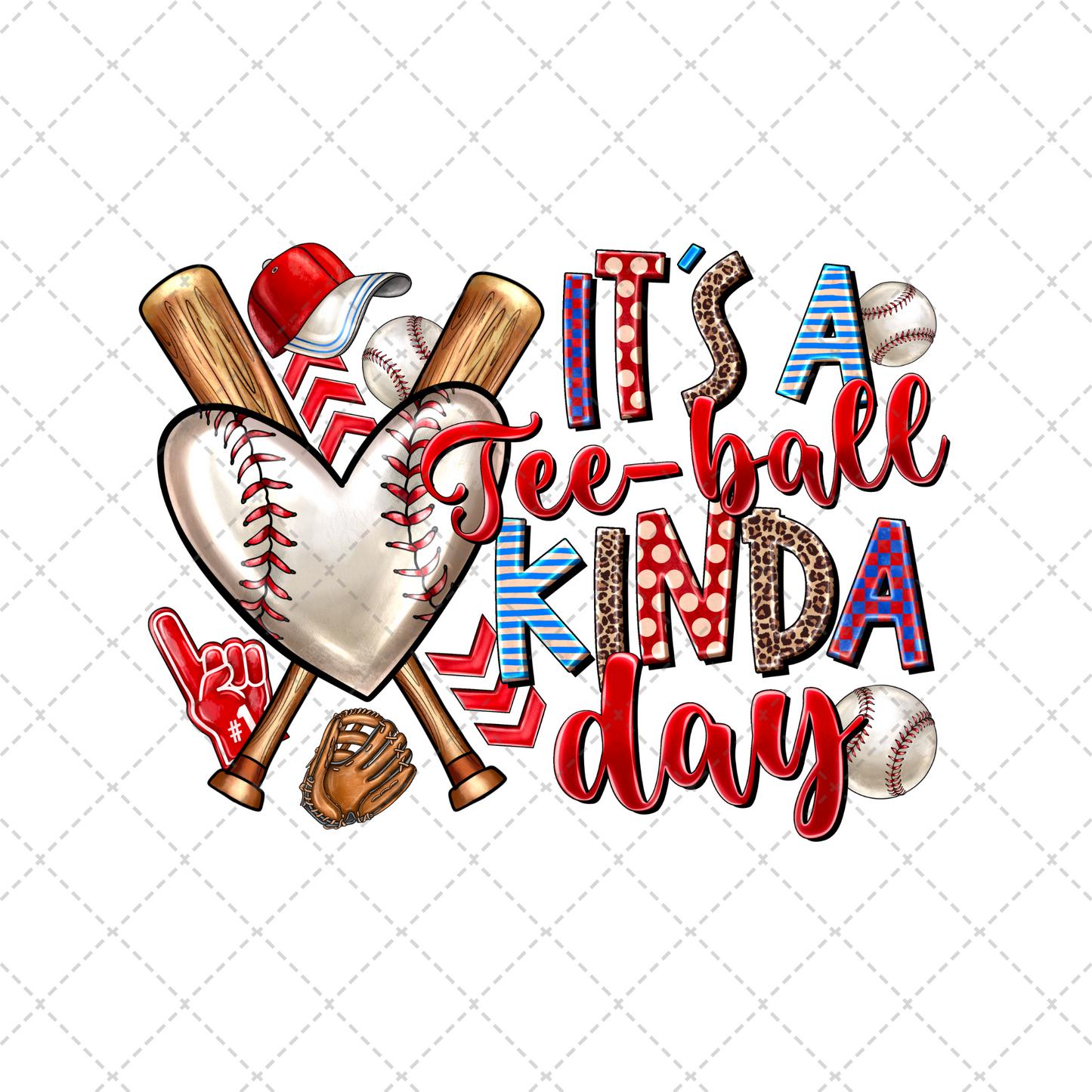 It's A Tee Ball Kinda Day Transfer