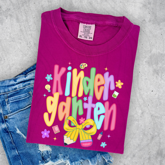 Kindergarten Bright Coquette Transfer