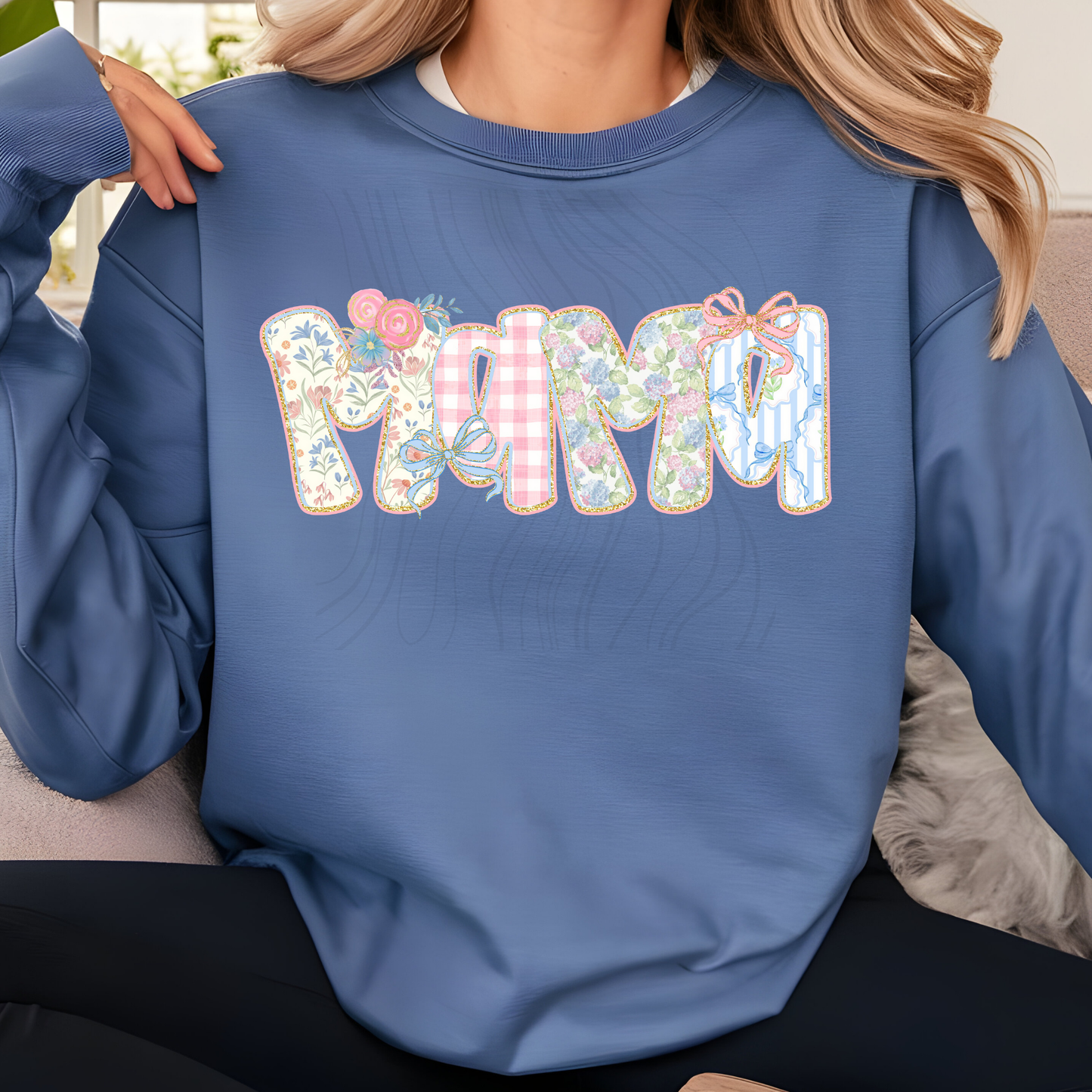 Preppy Hydrangea Mama Transfer