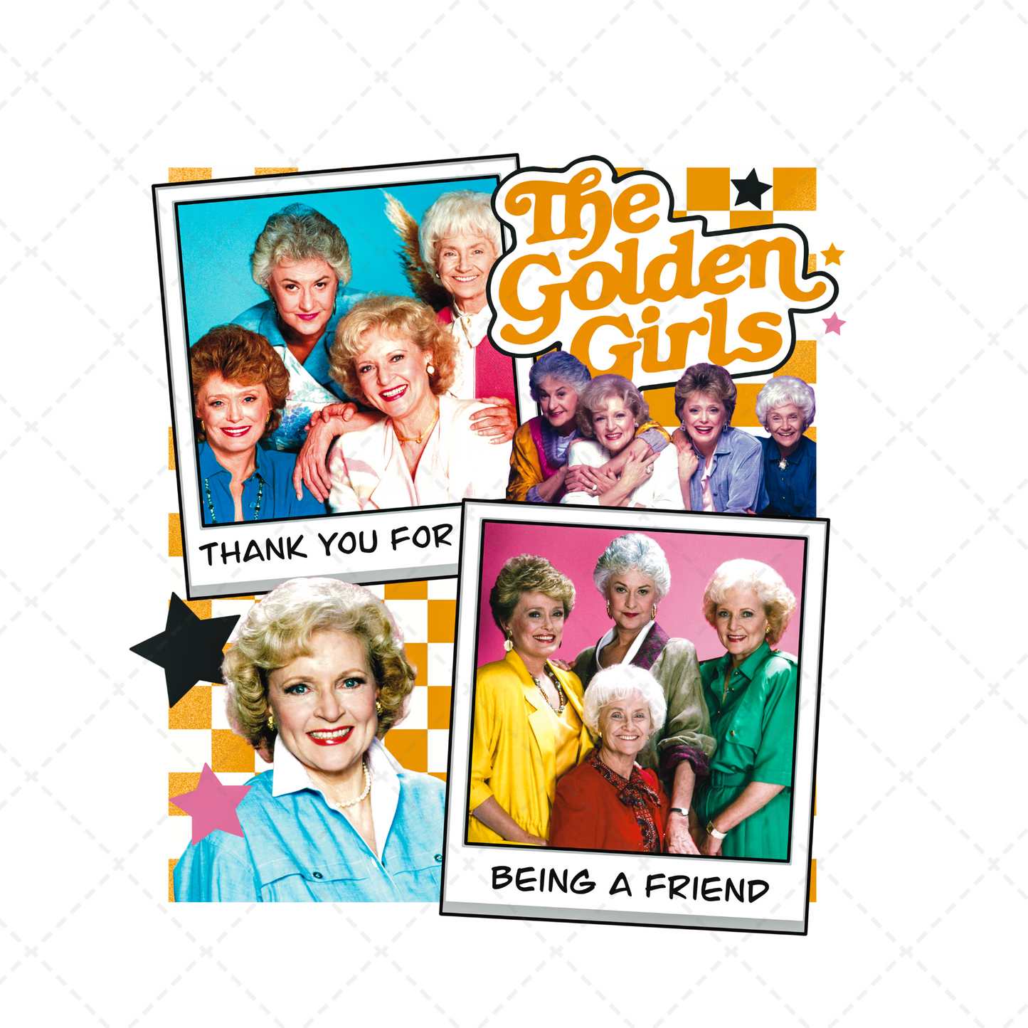 Golden Girls Transfer ** TWO PART* SOLD SEPARATELY**