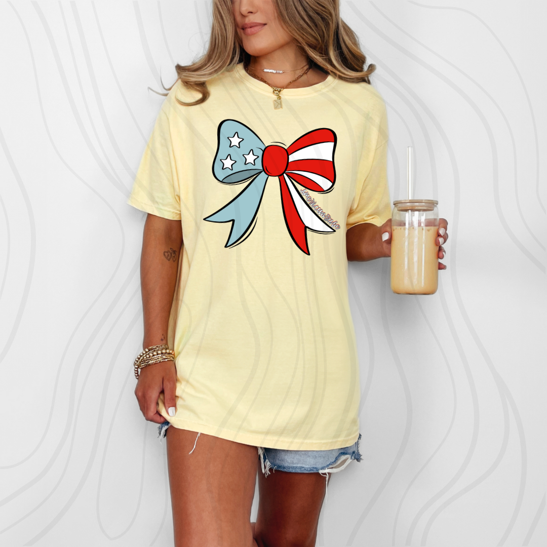American Babe Bow Transfer