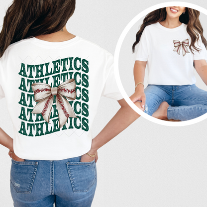 Athletics Coquette Transfer ** TWO PART* SOLD SEPARATELY**