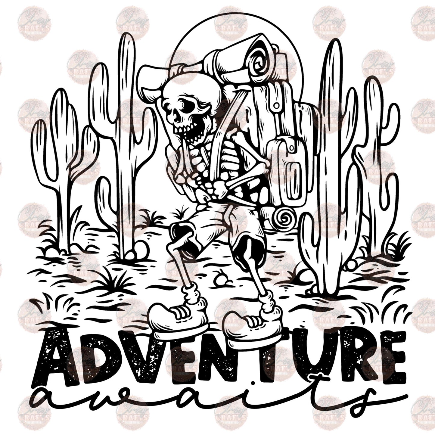 Adventure Awaits - Sublimation Transfer
