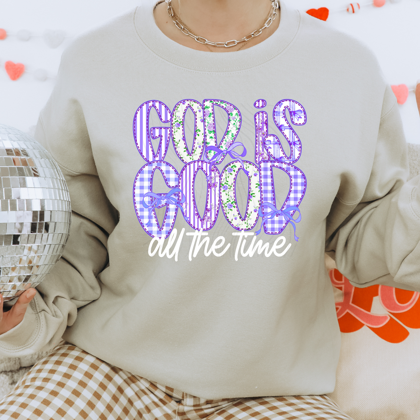 All The Time Plaid Transfer