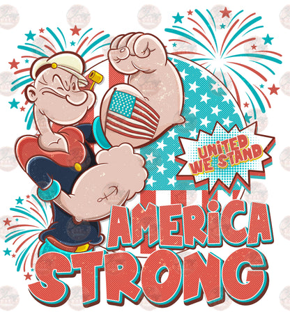 America Strong **TWO PART* SOLD SEPARATELY** Transfer