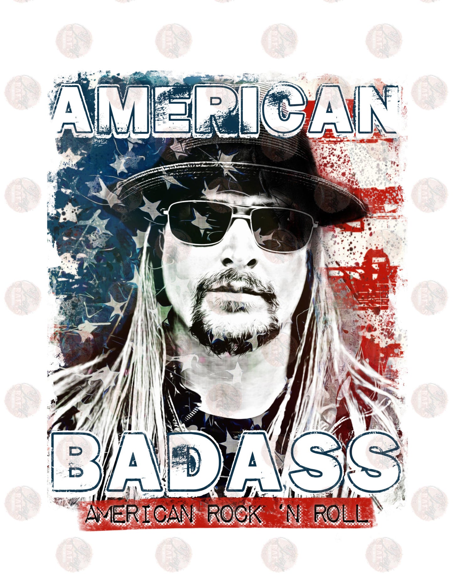 American Badass - Sublimation Transfer