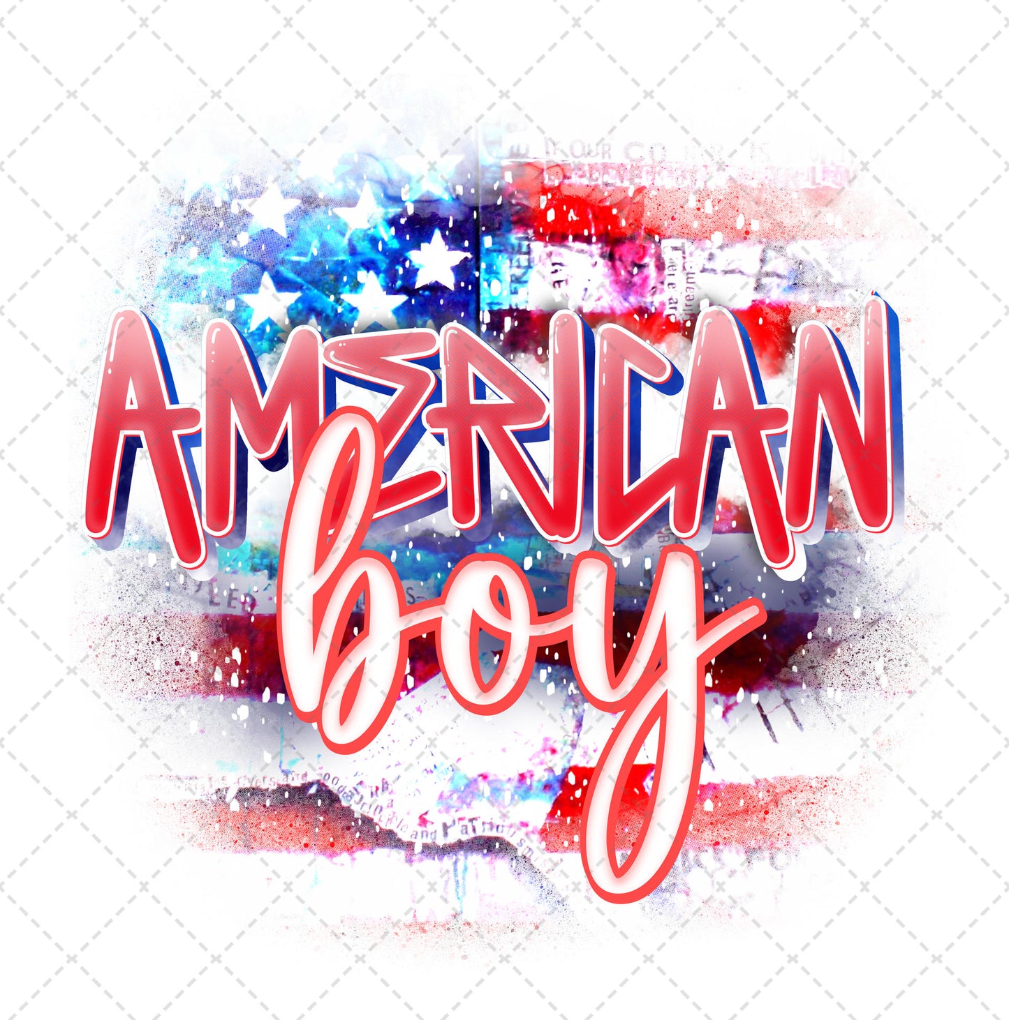 American Boy Retro Transfer