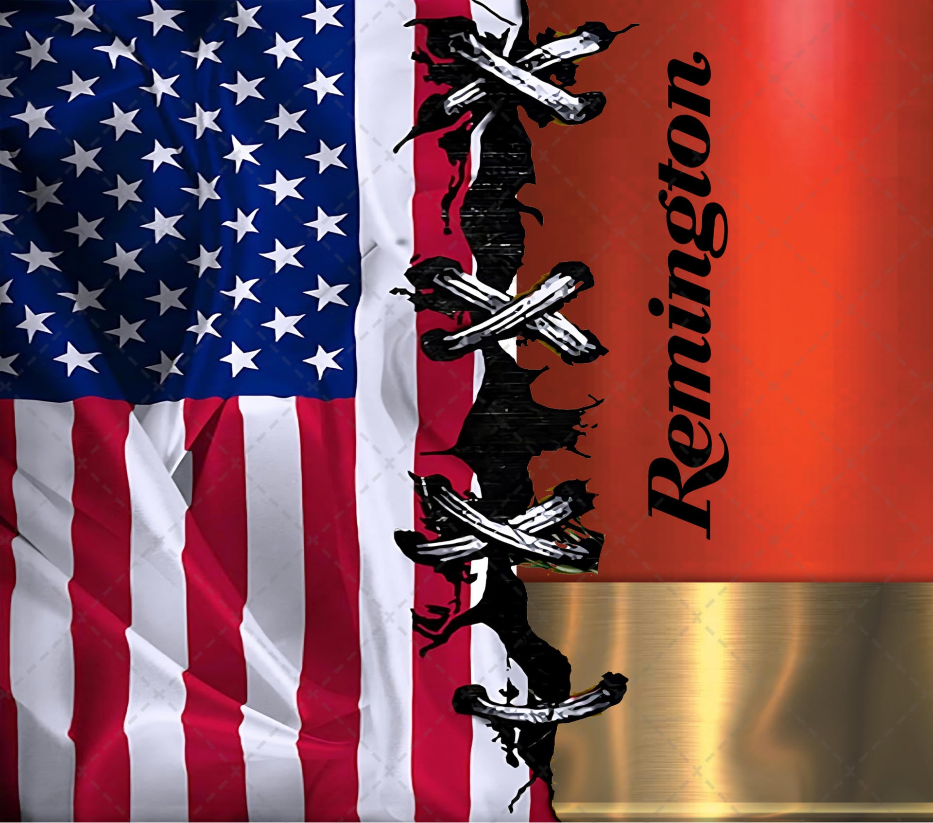 American Flag Shotgun Shell Tumbler Wrap – Classy Crafts