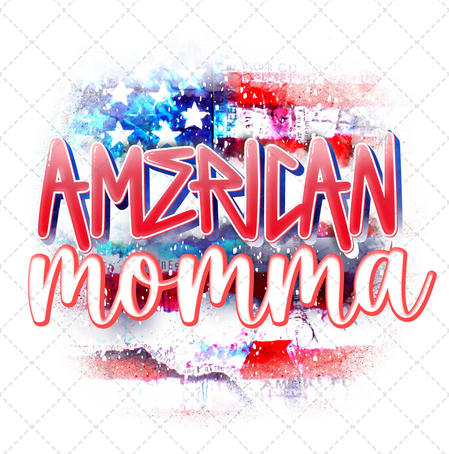 American Momma Retro Transfer