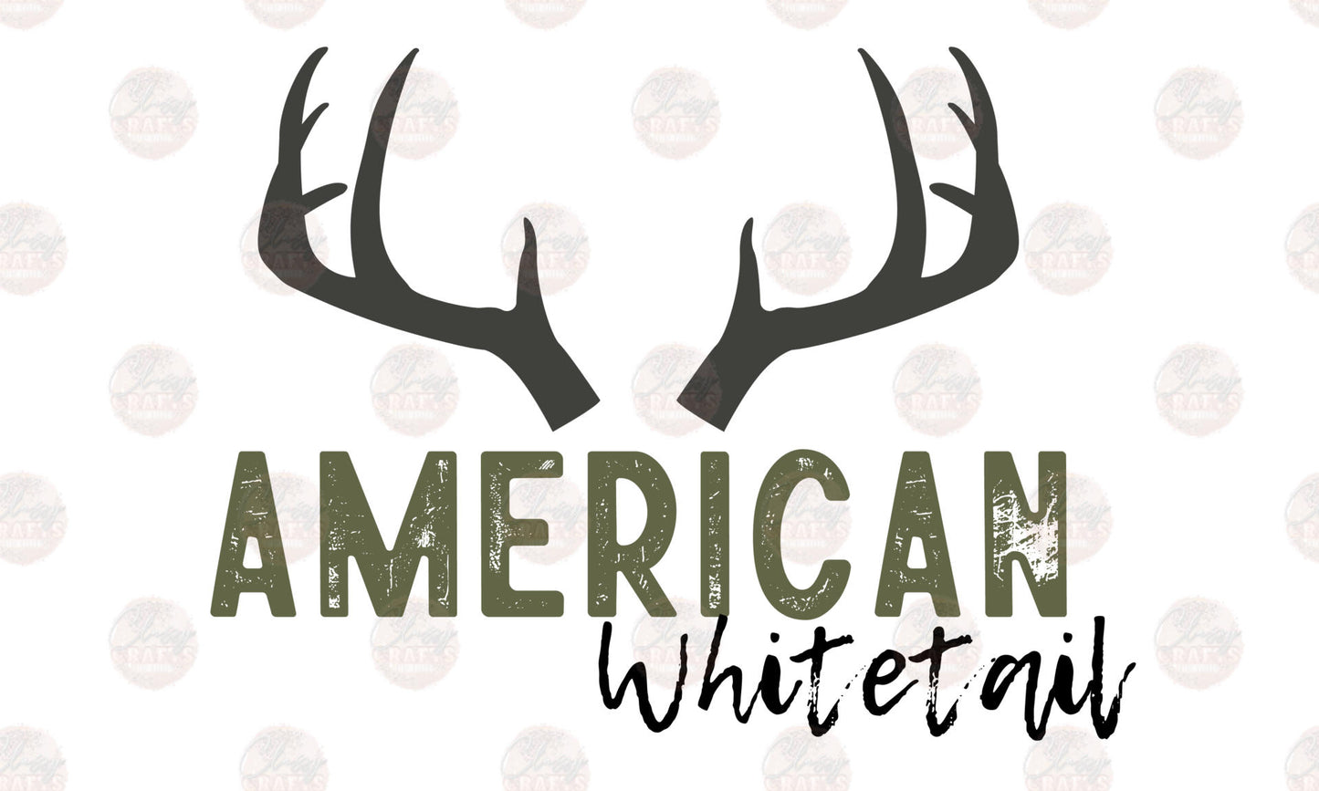 American Whitetail - Sublimation Transfers