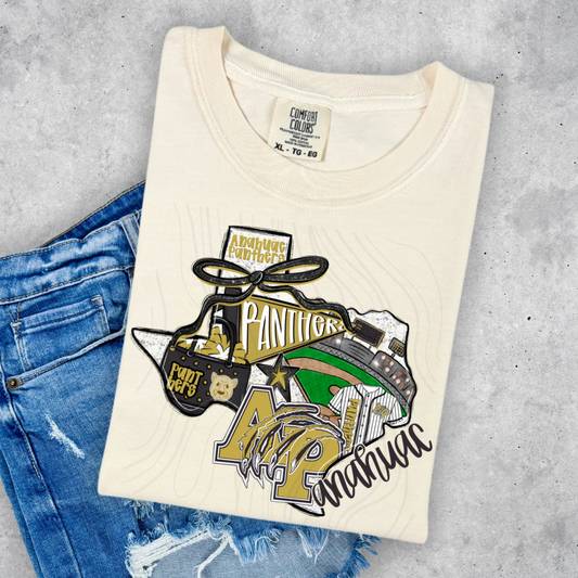 Anahuac Panthers Game Day Coquette Transfer