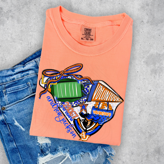 Andrew Jackson Volunteers Game Day Coquette Transfer