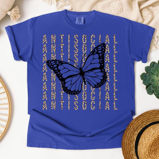 Antisocial Butterfly Black Transfer