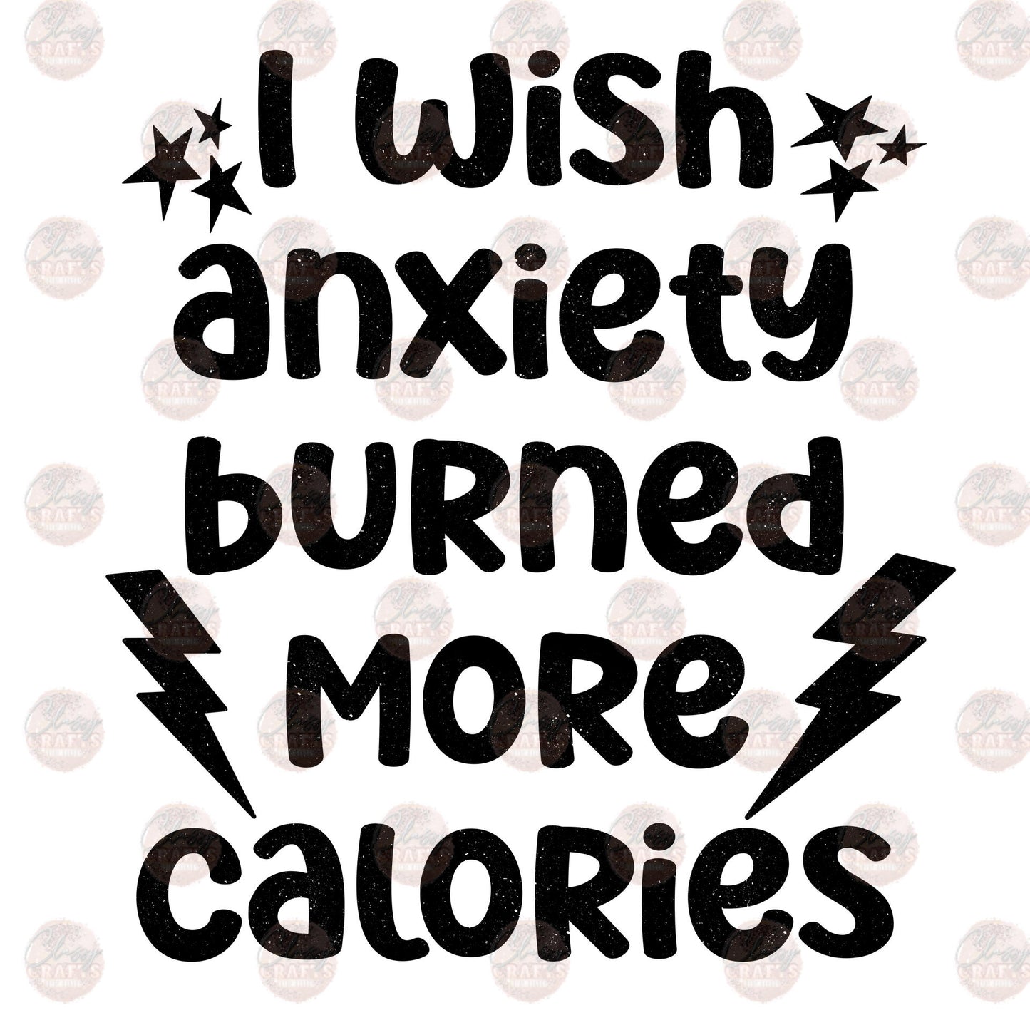 Anxiety Burned More Calories Transfer
