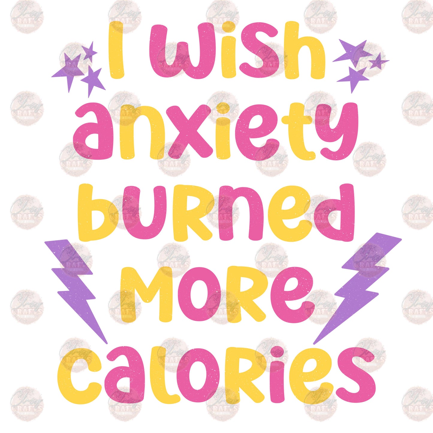Anxiety Burned More Calories Transfer