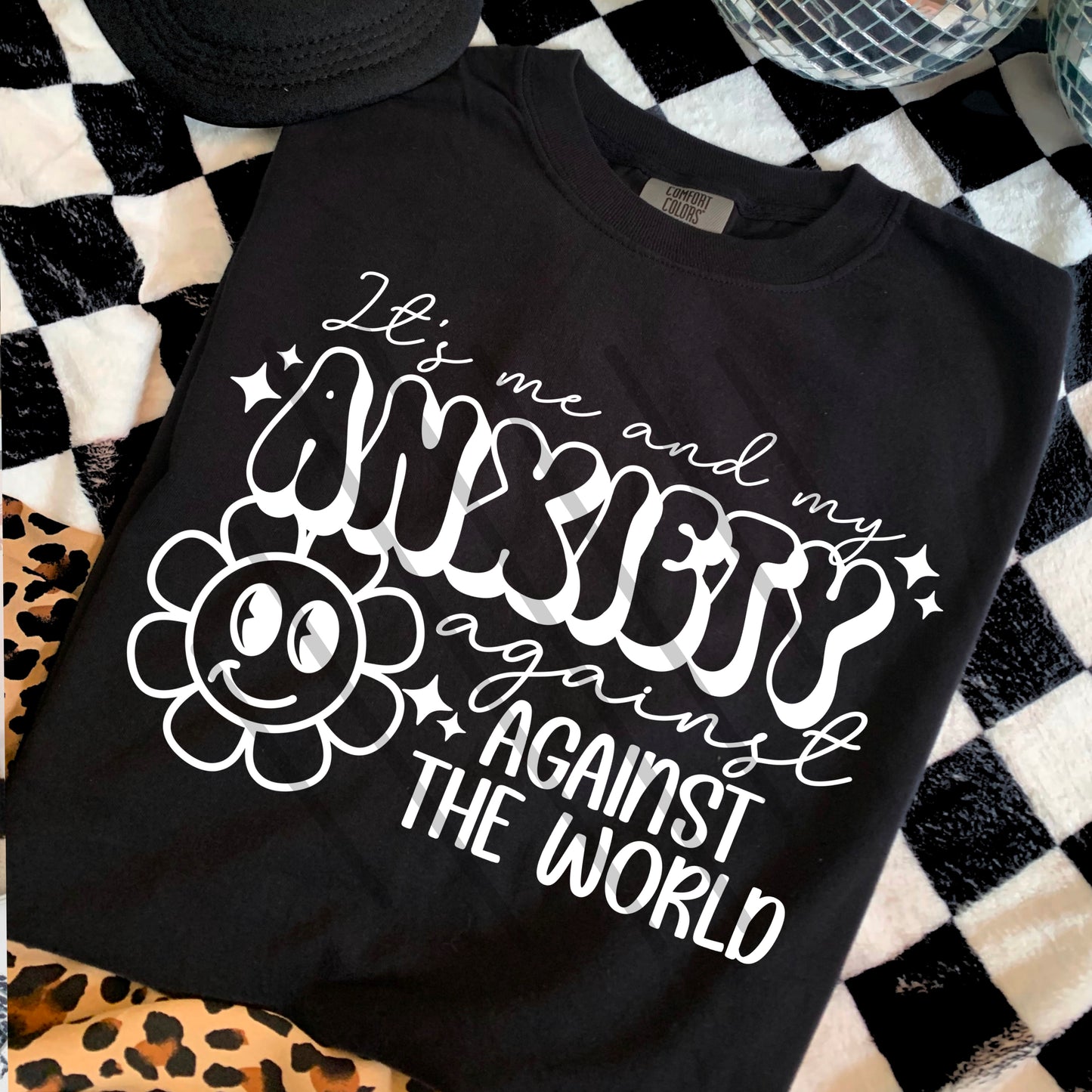 Anxiety Single Black Transfer