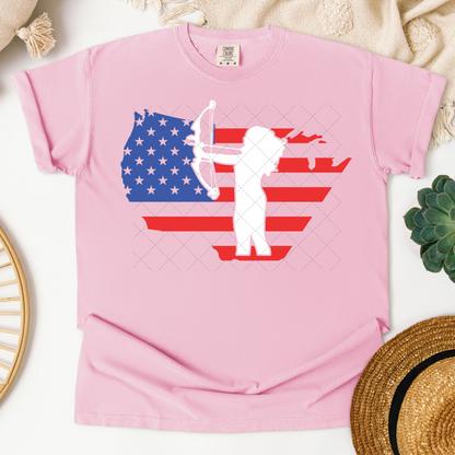 Archery With Flag Transfer