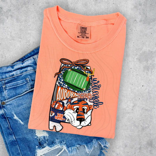 Auburn War Eagle Game Day Coquette Transfer