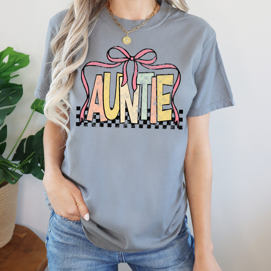 Auntie Checkered Transfer