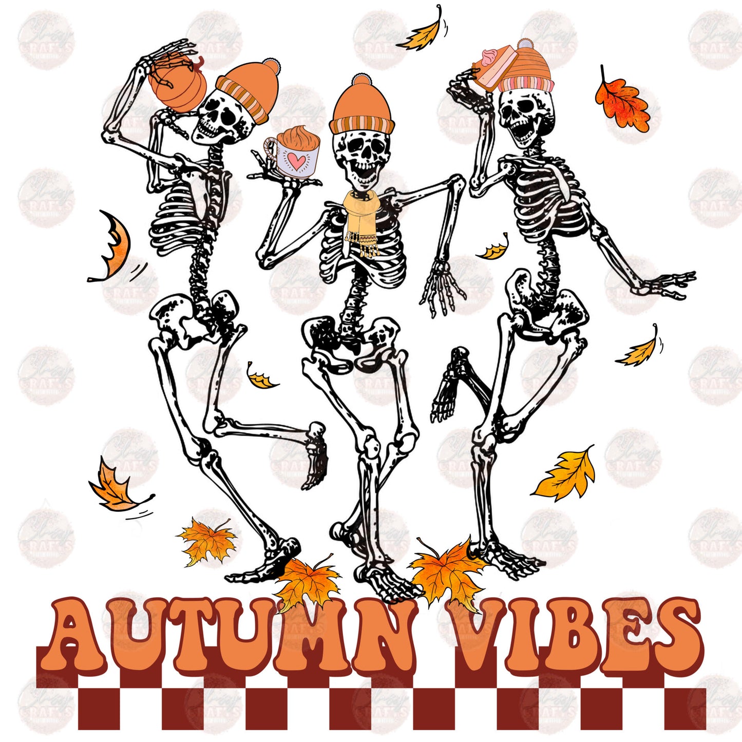 Autumn Skellies Transfer