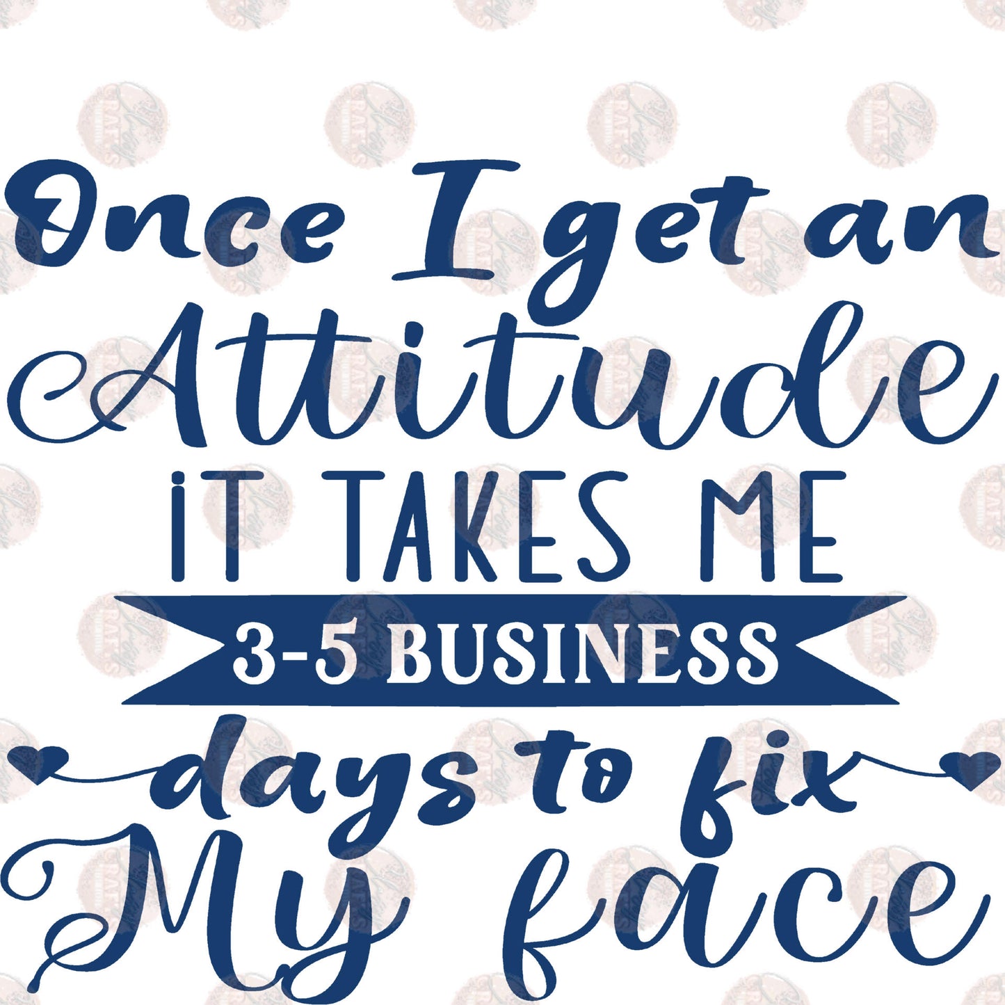 Bad Attitude Two Part **Sold Separately** Transfer