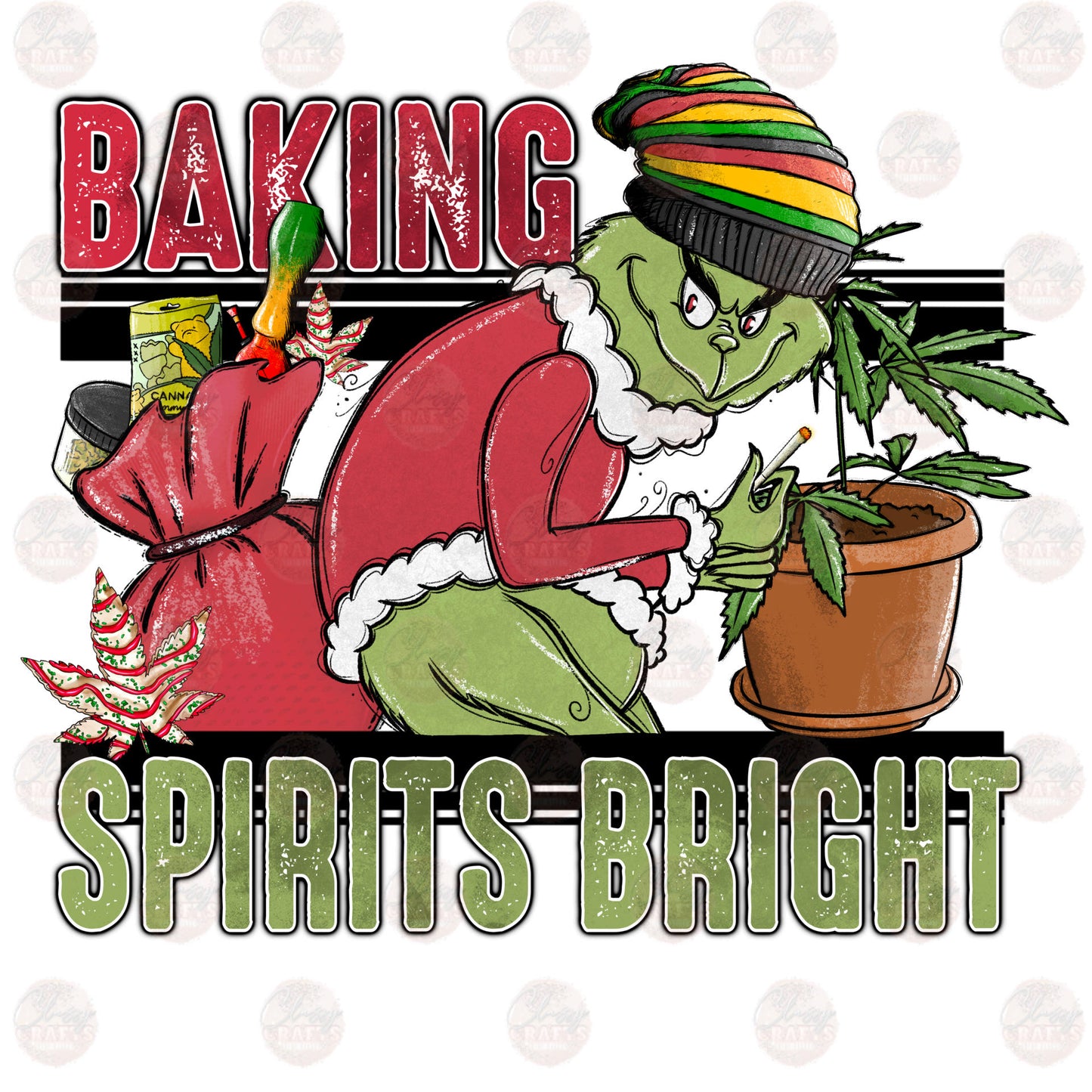 Baking Spirits Bright - Sublimation Transfer