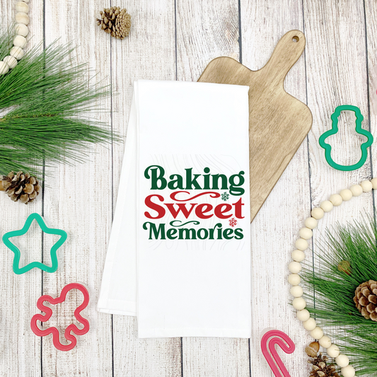 Baking Sweet Memories Tea Towel Transfer
